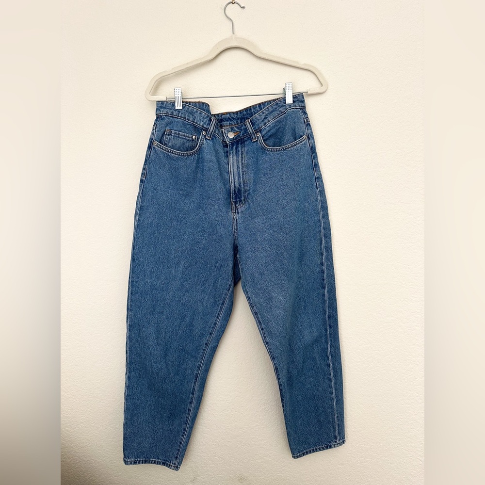 &Denim H&M Medium Wash Loose Mom Jeans